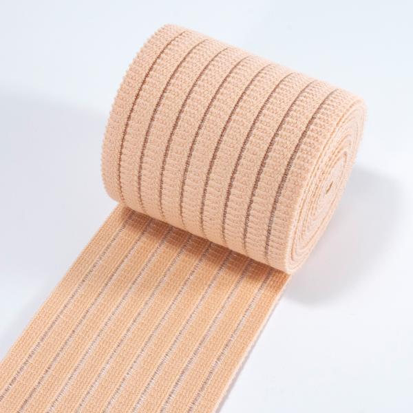 Medical sports custom wide soft woven elastic waistband for medical wrist strap ankle strap