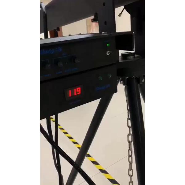 Broadcast Tv Filming Triangle Jimmy Camera Crane Jib , 10m 2 Axis Motorized Pan