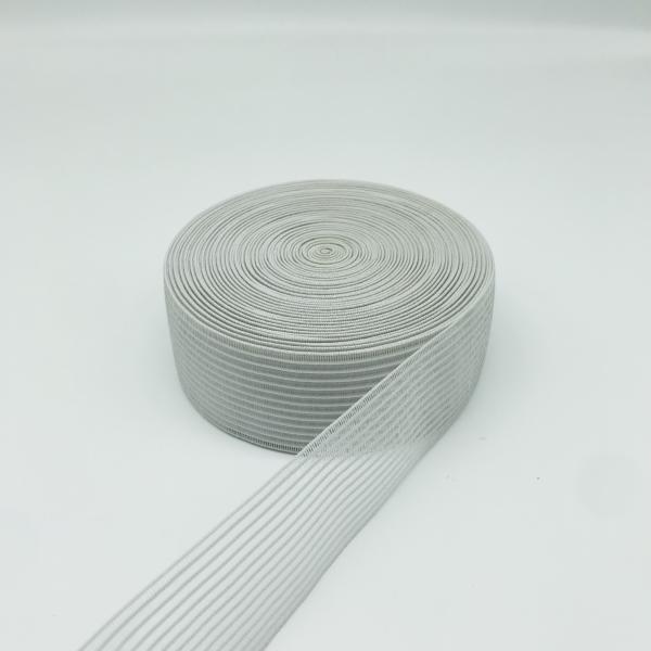 50mm Polyester Rubber Silk Elastic Band Medical Elastic Webbing For Pregnancy