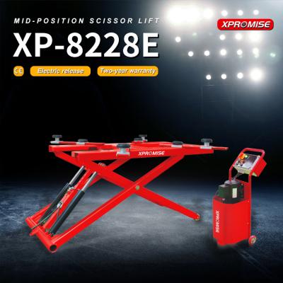Hydraulic Scissor Auto Car Lift Electric Control 2700kg CE Approved