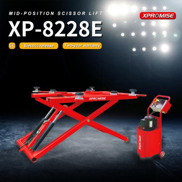 Hydraulic Scissor Auto Car Lift Electric Control 2700kg CE Approved