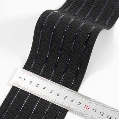 Silicone elastic gripper non-slip elastic power band for biking jersey cycling wear shorts