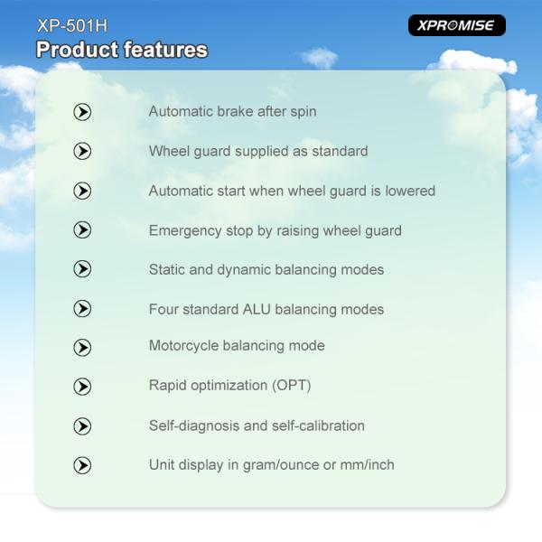 XP-501H Car Wheel Balancer Automatic Automobile Tyre Maintenance