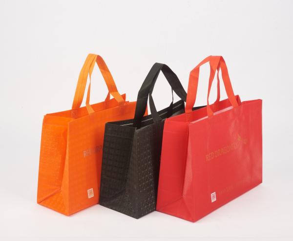 Pp Non Woven Grocery Bags , Laminated Pla Custom Non Woven Tote Bags