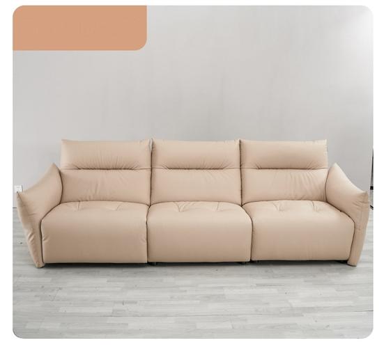 New Soft Bag Caterpillar Functional Sofa Modern Minimalist Designer Living Room Leather Sofa Combination