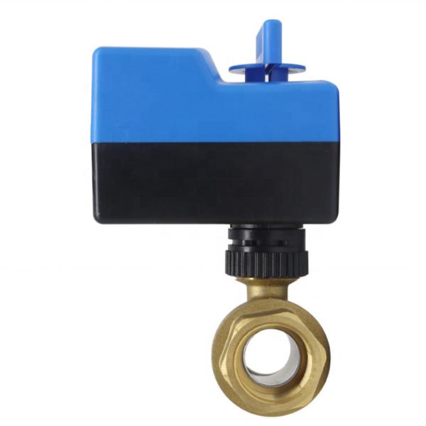 Manual Electric Motorized Ball Valve Air Compressor Micro Three Wire Two Way