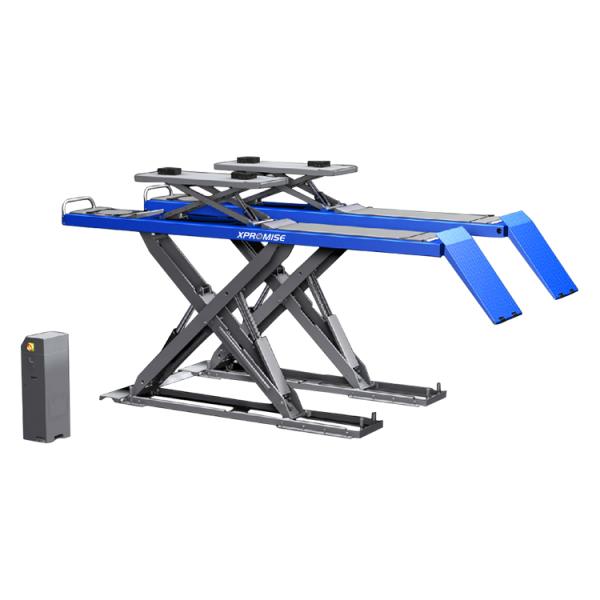 4000kg Auto Wheel Alignment Scissor Car Lift 400V / 230V 70s Liftingtime