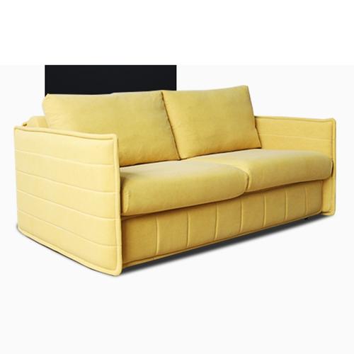 Multifunctional Apartment Sofa Bed Fabric Three-Person Living Room Sofa Art Push-Pull Bed
