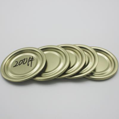 Food Grade 200# Tinplate Metal Can Lid Easy Open Wholesale