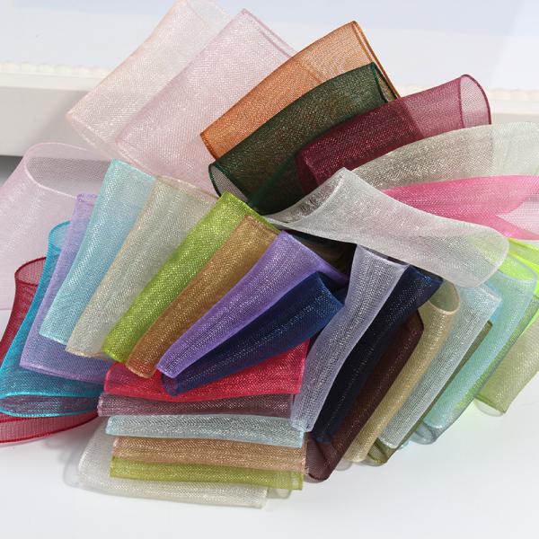 DIY Hair Ornaments 4cm Decoration Ribbon Rolls For Jewelry Accessories