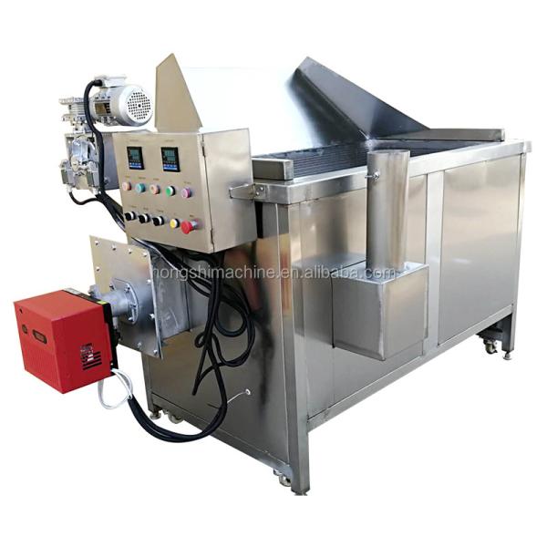 Electricity gas heating meat potato chips oil fryer machine,snack food oil frying machine