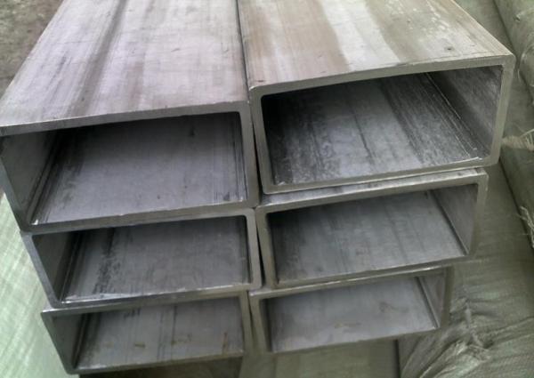 Square / Rectangular Seamless Stainless Steel Pipe DIN17456 / DIN17458