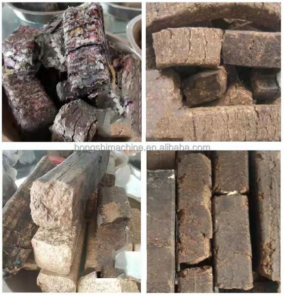 Fuel Cube Briquette Press / Solid Waste Cloth Biomass Pellet Machine For Recycle Plastic RDF Refuse Derived