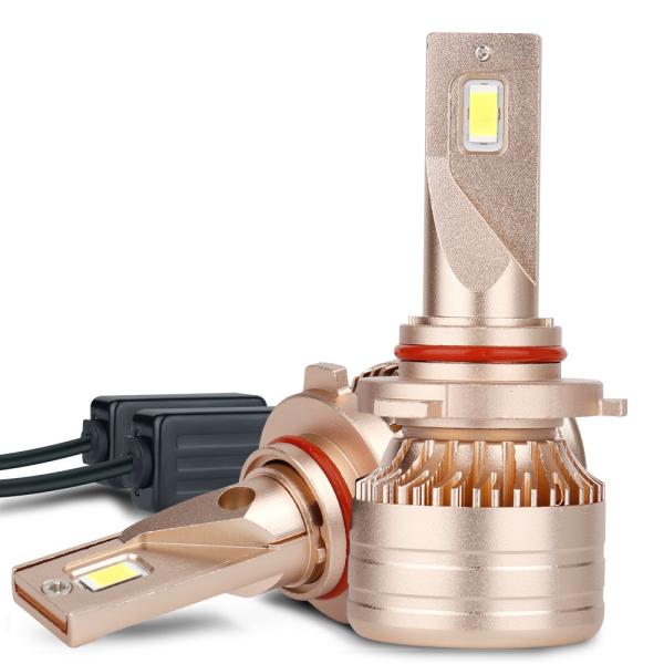 Gold color led headlamp 3570 csp car light 35w 6000lm