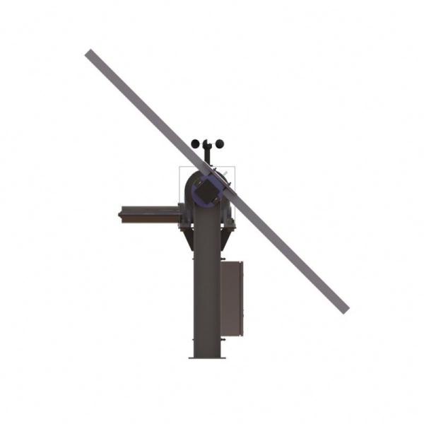 0.8m Array Hot Product On Grid Dual Axis Solar Tracker For Sale Dual Tracking Solar System Gps Input