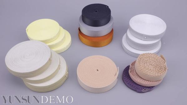 Factory  high quality Custom Logo nylon ealstic bra underwear band webbing tape accessories for sewing garment