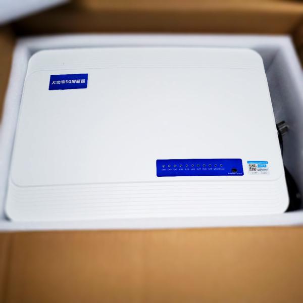 Built-in 10-band 5g mobile phone signal jammer, single channel 5 watt, total power 50 watt mobile phone jammer