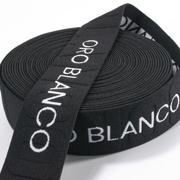 Customized design letter printed knitted Jacquard underwear elastic ribbon tape band for clothes boxer shorts waistband