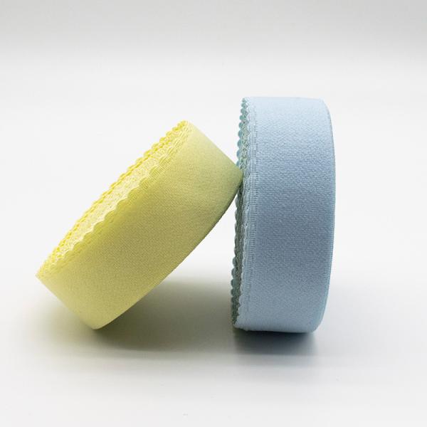 Custom anti-slip nylon bra strap elastic band lingerie sports elastic shoulder strap for women bra