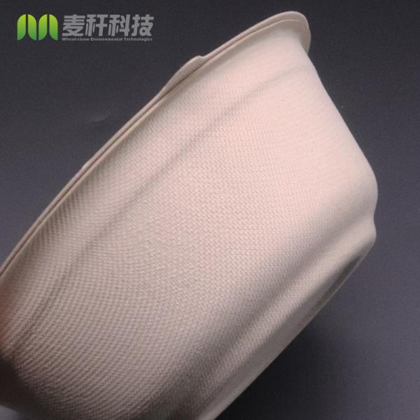 New Style Eco Take Away Paper Salad Bowl , 680ml Microwave Safe Disposable Soup Bowl