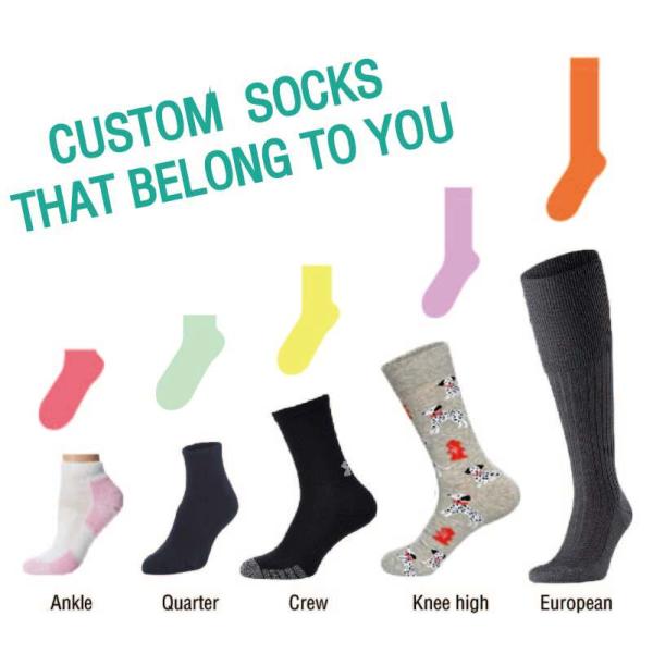 Wholesale Organic Bamboo Polyester  Cotton Socks Custom  Unisex Compression Sport Happy Cotton Socks Men Women Baby