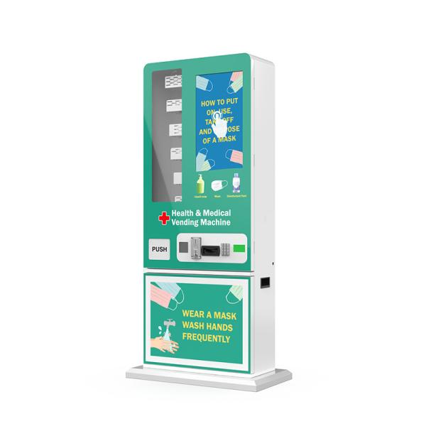 High Tech Touch Screen Drink Vending Machine 7x24 Supply