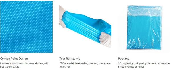 Restaurants Cooking Painting Disposable Protective Apron Biodegradable Disposable Apron OEM Wholesale