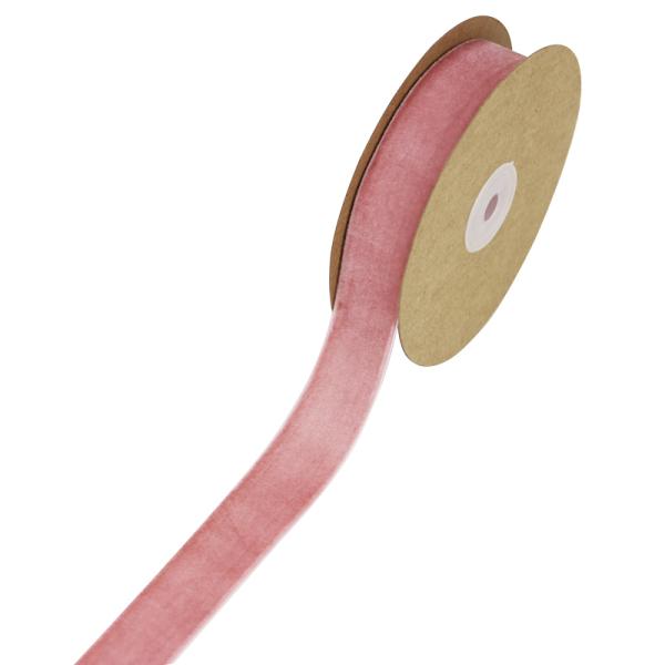 High Quality Decoration Ribbon Rolls , Soild Color Nylon Velvet Ribbon