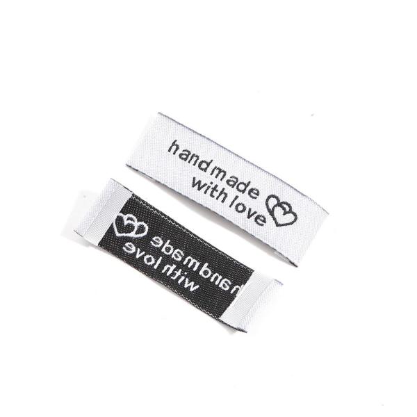 Folded Woven Custom Silk Labels For Clothing Accessories