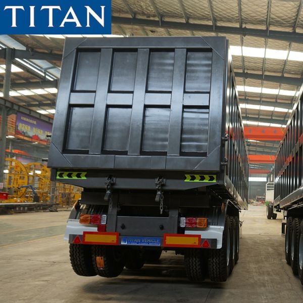 3 Axle 50/60 ton Rear End Dump Tipper Trailer for sale