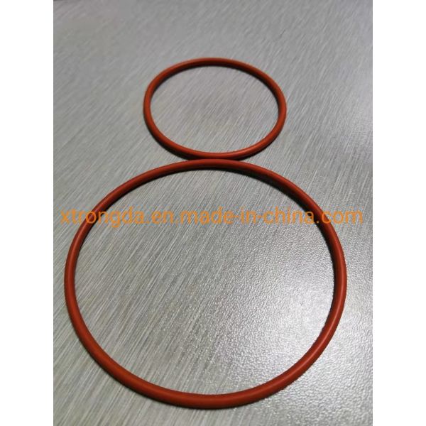 NBR EPDM Vmq FKM Ptef Rubber O/V Shape Seal Rings with Good Eslatic