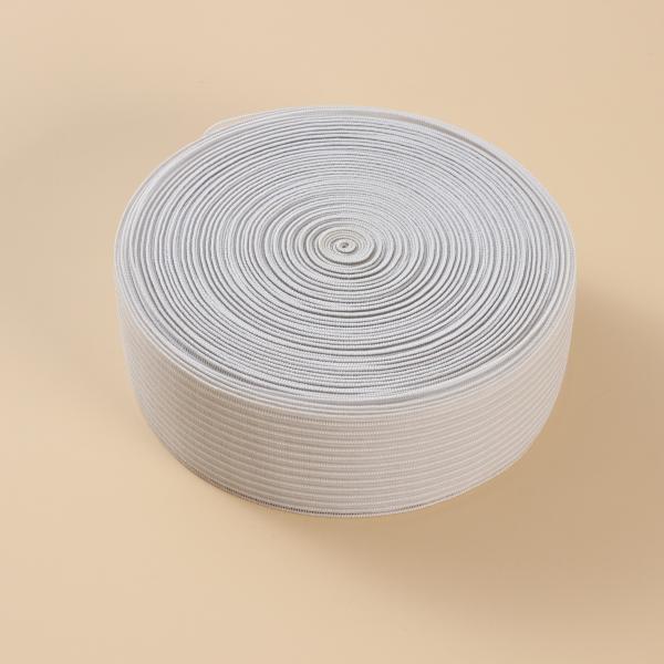 Factory custom ultrathin polyester fisl silk elastic band webbing tape for garment luggage banding tape