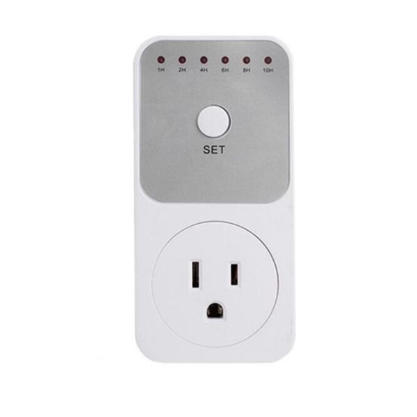 US/UK/EU Plug Energy Efficiency Timer Socket 1-10 Hour Countdown Timing Automatically Off Socket