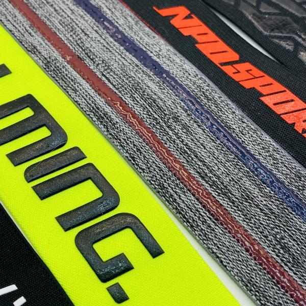 Custom Waterproof Eco-Friendly Nylon Coated Anti Slip Band Silicone Gripper Elastic Webbing Tape for Swimming Cloth