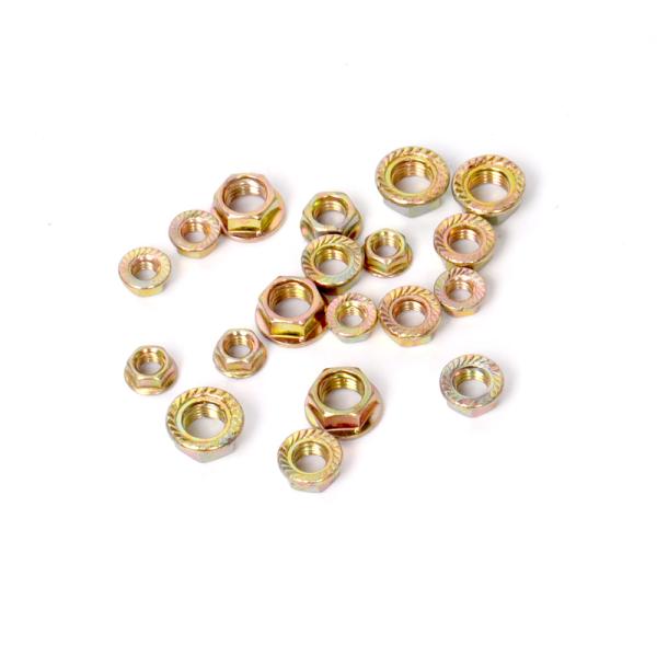 Manufacturer stainless steel brass aluminum profile accessories Stainless Steel Slotted Flange Nuts