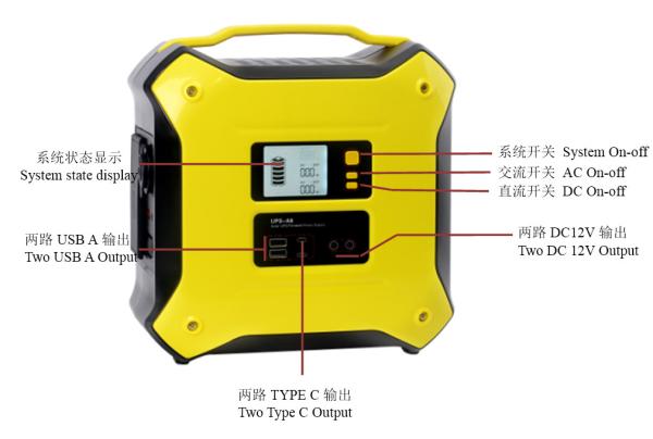 Large Capacity 1500w Heavy Duty Solar Generator Portable Solar Station 220vac 10 To 15h