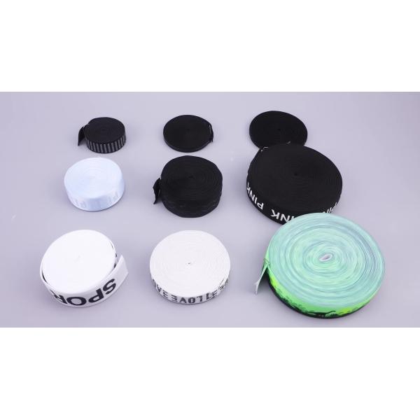 Factory custom logo printing elastic band webbing tape print logo for waist band man underwear  boxer