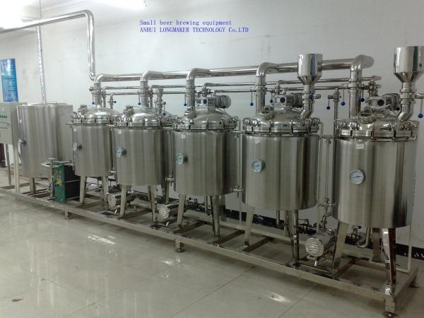 Stainless Steel 316L Small Beer Production Line Pub 1000L Beer Brewing Equipment