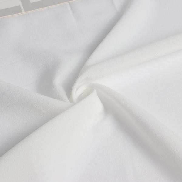 Soft 100% Rpet Poly Imitation Silk Fabric 85gsm For Women Cloth