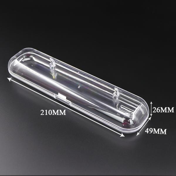 Wholesale Food Grade Travel Cutlery Plastic Case Hard Plastic Eegant Tableware Box Packing