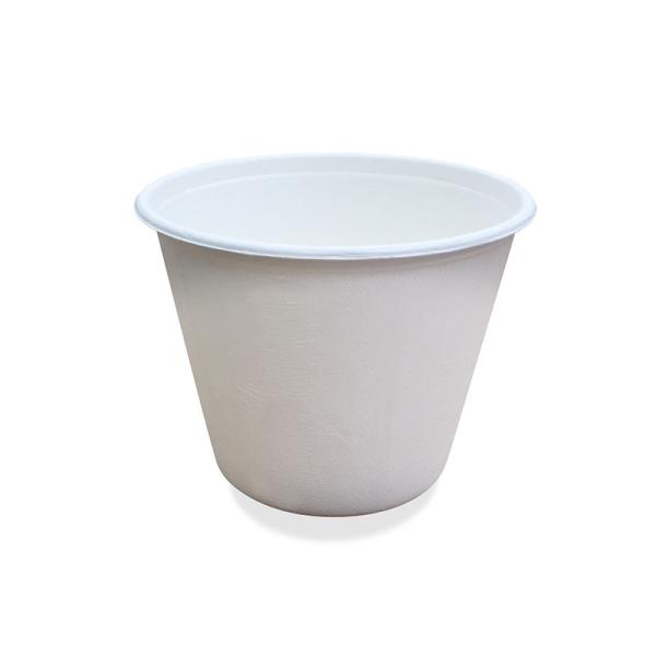 Brc Awarded 16oz Plastic Free Disposable Food Containers , Eco Friendly Biodegradable Soup Bowls