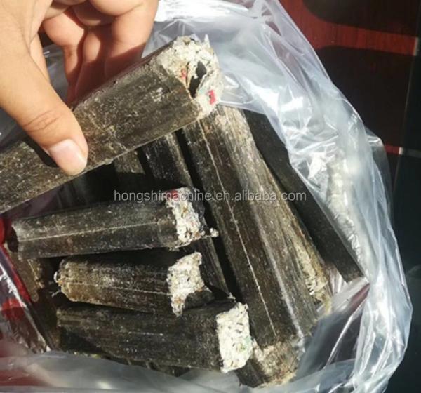 Solid Waste Recycle Biomass Pellet Machine Industrial Plastic Waste Cube Briquette Press For Fuel