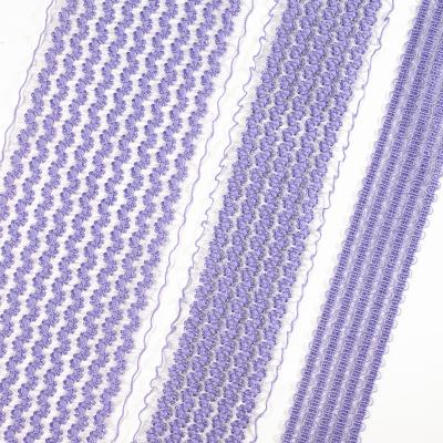 Transparent fish silk elastic mesh elastic S-shaped mesh rubber band for clothes swimwear