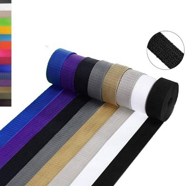Heavy Duty Woven Polypropylene Webbing Heavyweight Flat PP Fabric Nylon Strapping Roll