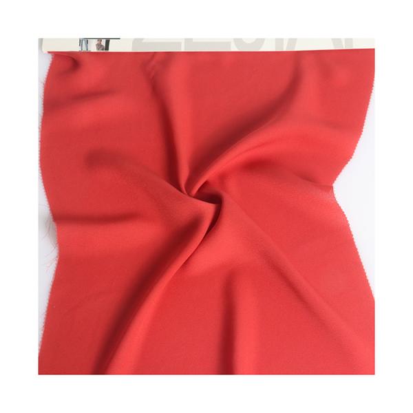 Hot New Products Recycled Chiffon Imitation Silk Fabric 75d Polyester Fabric
