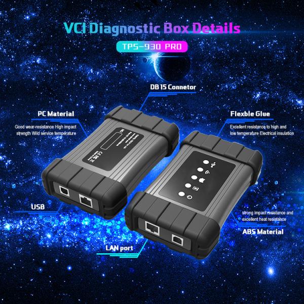 Waterproof Garage Auto Diagnostic Tool Equipment DC 8V - 28V For Vehicle