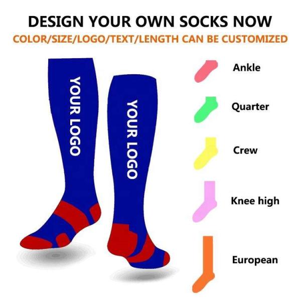 Wholesale men quick  sport sock women custom logo barnded high quality  anti slip bamboo grip athletic sport sock cotton