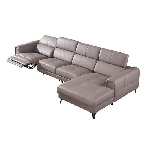 Italian Leather Sofa Multifunctional Electric Corner Sofa Electric Space Capsule Living Room Sofa Combination