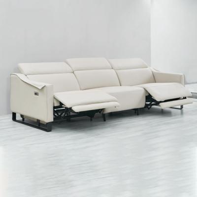 Modern Minimalist First Layer Cowhide Living Room Sofa Armrest Creative Design Leather Functional Sofa