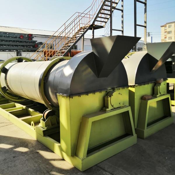 Organic fertilizer rotary drum churning granulator new type organic fertilizer product line on sale
